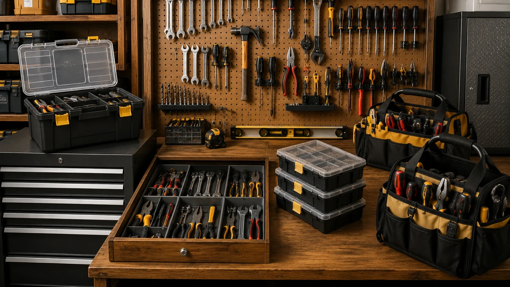 Tool storage and organization solutions