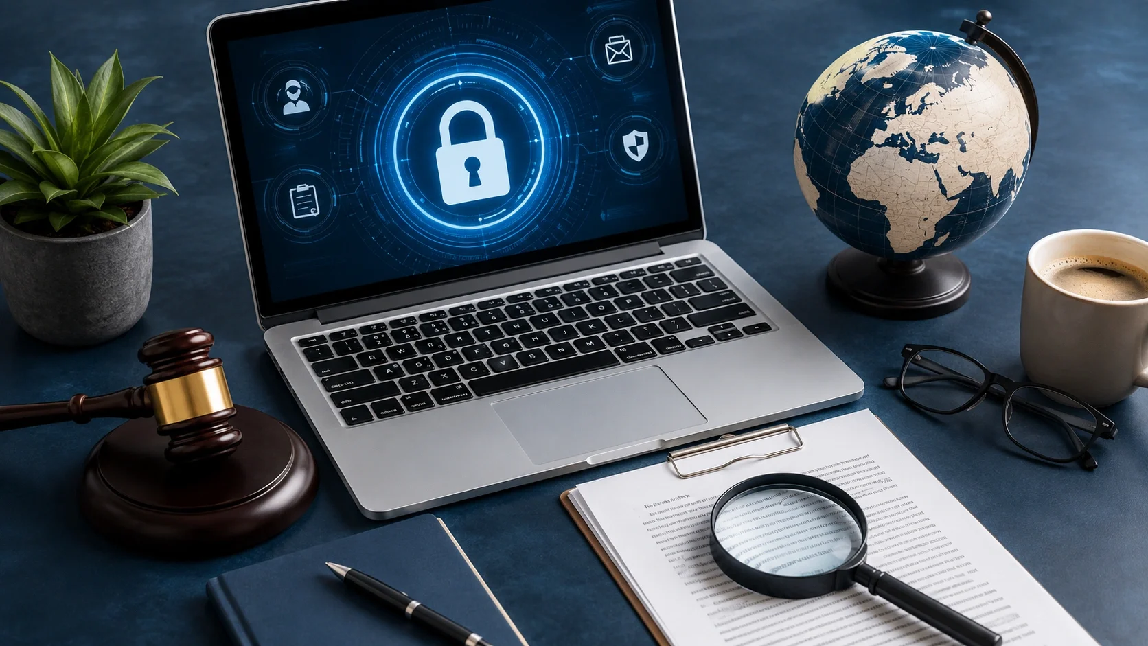 Privacy and data security concept for online protection